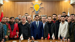 TAŞERON İŞÇİLERİNDEN AK PARTİ’YE ZİYARET