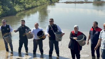 VALİ ÇELTİK EKTİ, DRONELER HAVADAN DESTEK VERDİ