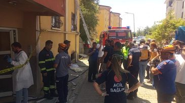 APARTMANDA PATLAMA; 1’İ AĞIR 5 YARALI