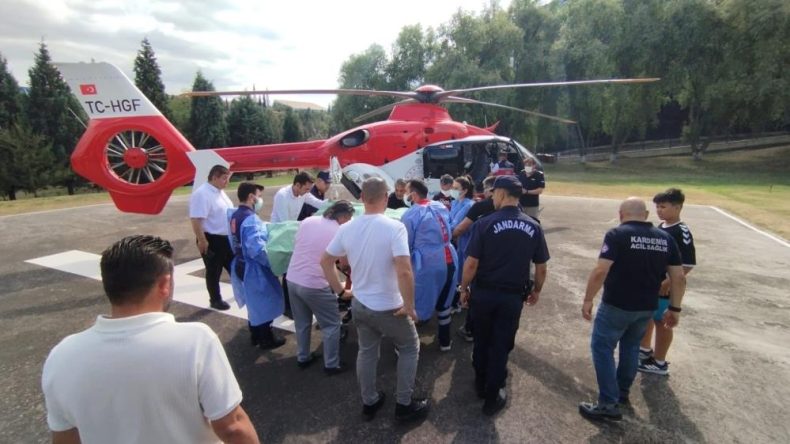 BAKANLIK VE SENDİKA PATLAMADA YARALANAN İŞÇİ İÇİN SEFERBER OLDU