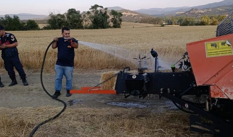 YANGIN TÜPÜ FACİAYI ÖNLEDİ