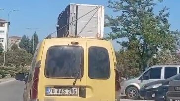 BU TAŞIMANIN CEZASI 2 BİN 72 LİRA