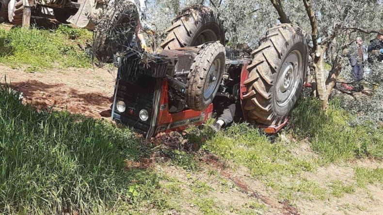 TRAKTÖR KAZASINDA BİR KİŞİ HAYATINI KAYBETTİ