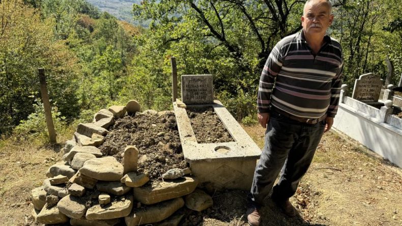 AÇ AYI CENAZEYİ ÇALMAYA KALKTI