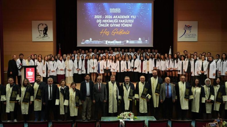 GELECEĞİN DİŞ HEKİMLERİ ÖNLÜKLERİNİ GİYDİ