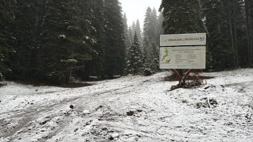 YÜKSEK TEPELER BEYAZA BÜRÜNDÜ