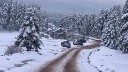 KAR KALINLIĞI 10 SANTİMETREYE ULAŞTI