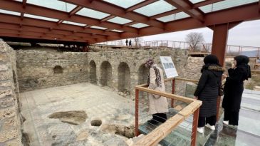 ANTİK KENTE İLGİ HER GEÇEN GÜN ARTIYOR