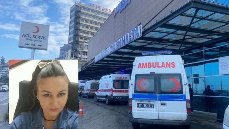 GÜVENLİK GÖREVLİSİ ELMA YERKEN HAYATINI KAYBETTİ