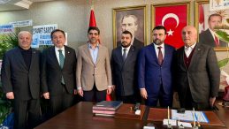 VEKİLLERDEN VE İL BAŞKANINDAN YENİ BAŞKAN KİRMAN’A HAYIRLI OLSUN ZİYARETİ