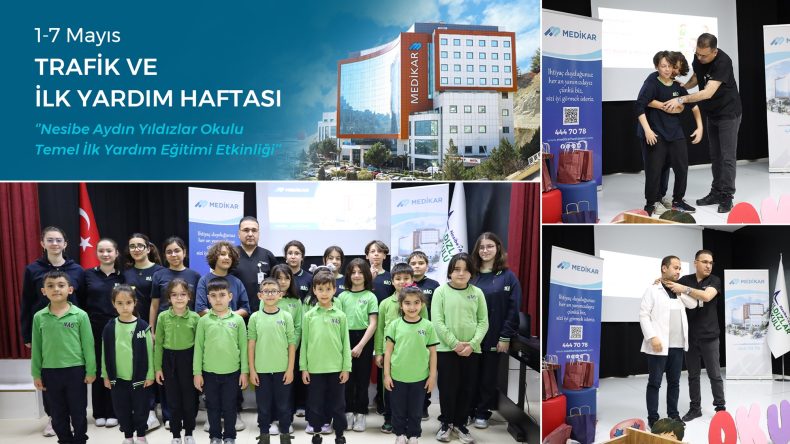 MEDİKAR’DAN MİNİKLERE İLK YARDIM EĞİTİMİ