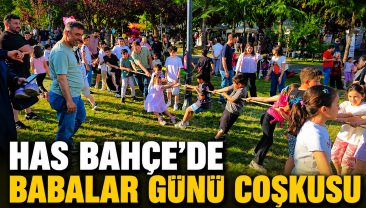 BABALAR VE ÇOCUKLAR DOYASIYA EĞLENDİ