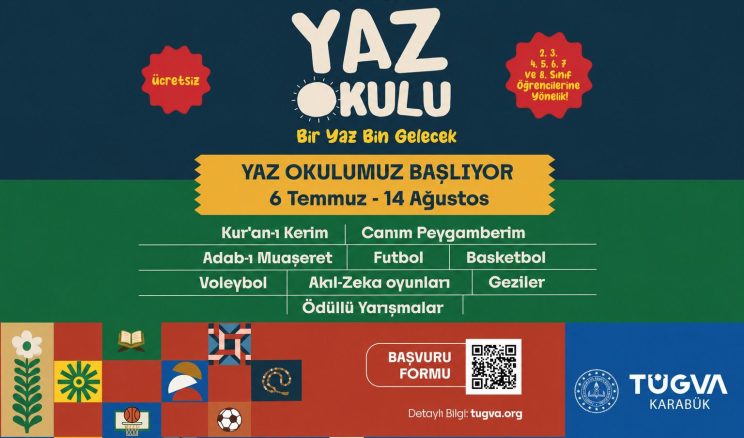 TÜGVA YAZ OKULLARI BAŞLIYOR