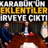ŞAHİN VE KESKİNKILIÇ’TAN CUMHURBAŞKANI ERDOĞAN’A KARABÜK SUNUMU