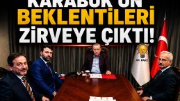 ŞAHİN VE KESKİNKILIÇ’TAN CUMHURBAŞKANI ERDOĞAN’A KARABÜK SUNUMU