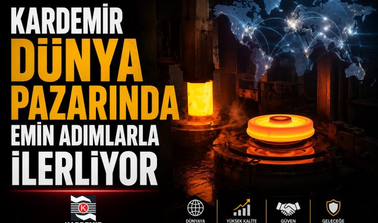 KARDEMİR’DEN KOMŞUYA TEKER İHRACATI