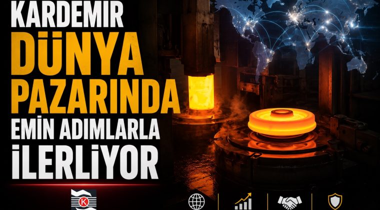 KARDEMİR’DEN KOMŞUYA TEKER İHRACATI