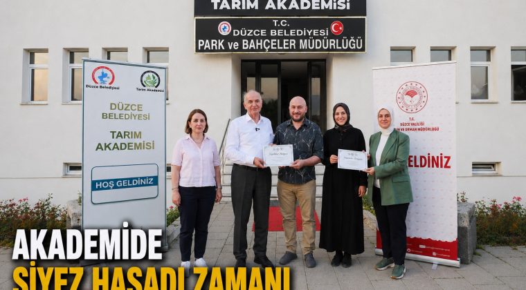 DÜZCE’DE İLK KEZ EKİLDİ