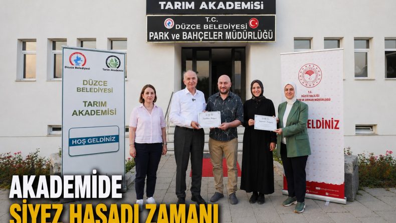 DÜZCE’DE İLK KEZ EKİLDİ