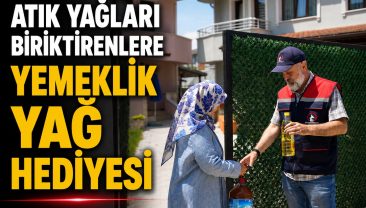 5 LİTRE ATIK YAĞ BİRİKTİRENE 1 LİTRE YEMEKLİK YAĞ