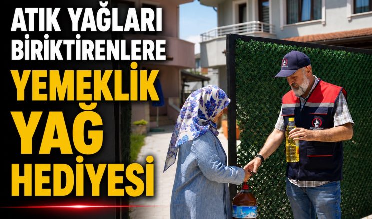 5 LİTRE ATIK YAĞ BİRİKTİRENE 1 LİTRE YEMEKLİK YAĞ