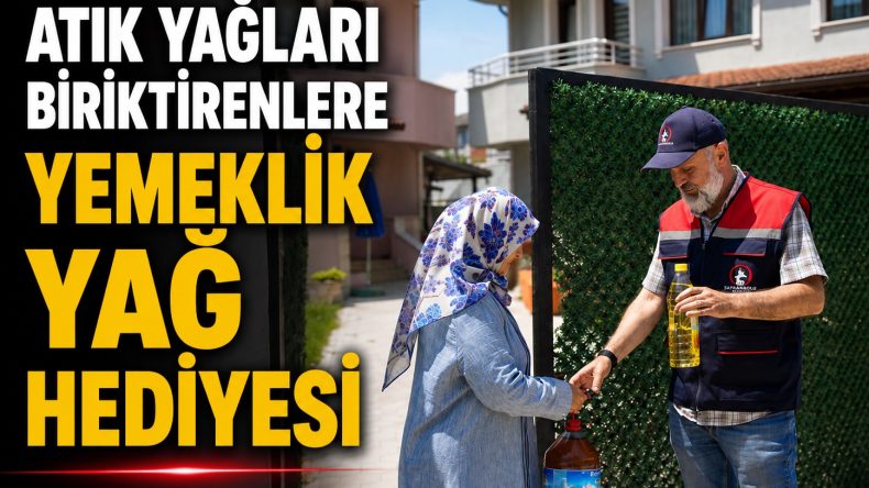 5 LİTRE ATIK YAĞ BİRİKTİRENE 1 LİTRE YEMEKLİK YAĞ