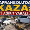 YİNE TRAFİK KAZASI…!