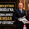 TÜRKMEN BEYİ GEDİKOĞLU’NA “DEVAM” DEDİ