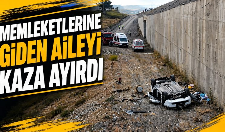 OTOMOBİL MENFEZE UÇTU