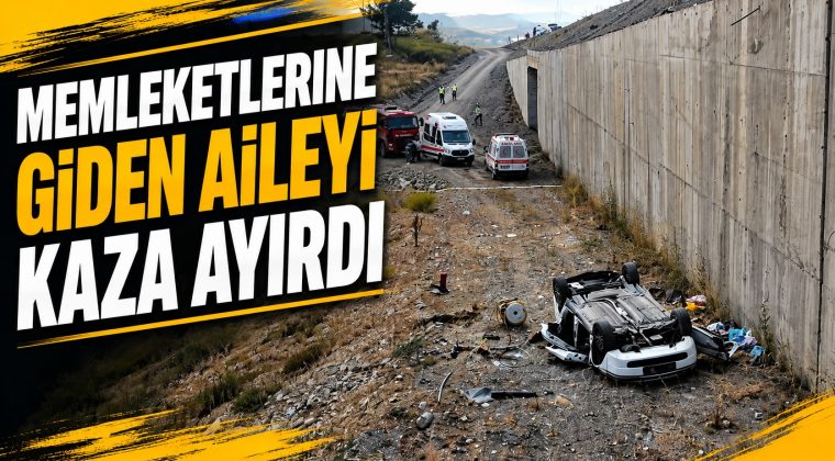 OTOMOBİL MENFEZE UÇTU