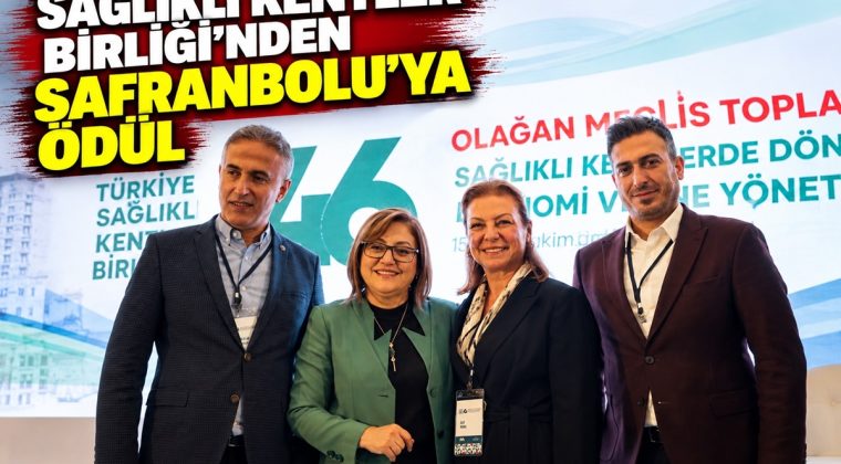 SAFRANBOLU BELEDİYESİNE ÇEVRE ÖDÜLÜ